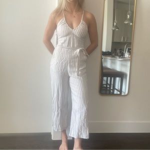Abercrombie Striped Jumpsuit